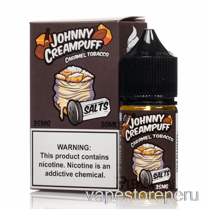 Vape Desechable Caramelo Tabaco - Johnny Creampuff Sales - 30ml 35mg